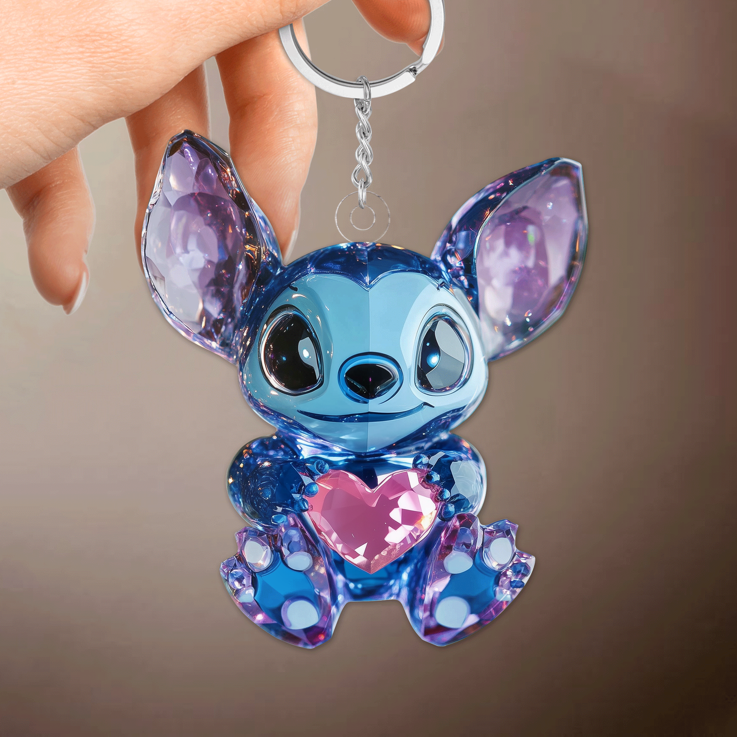 Sparkle Blue - Acrylic Keychain - Gift For Family Members NCU0HT069