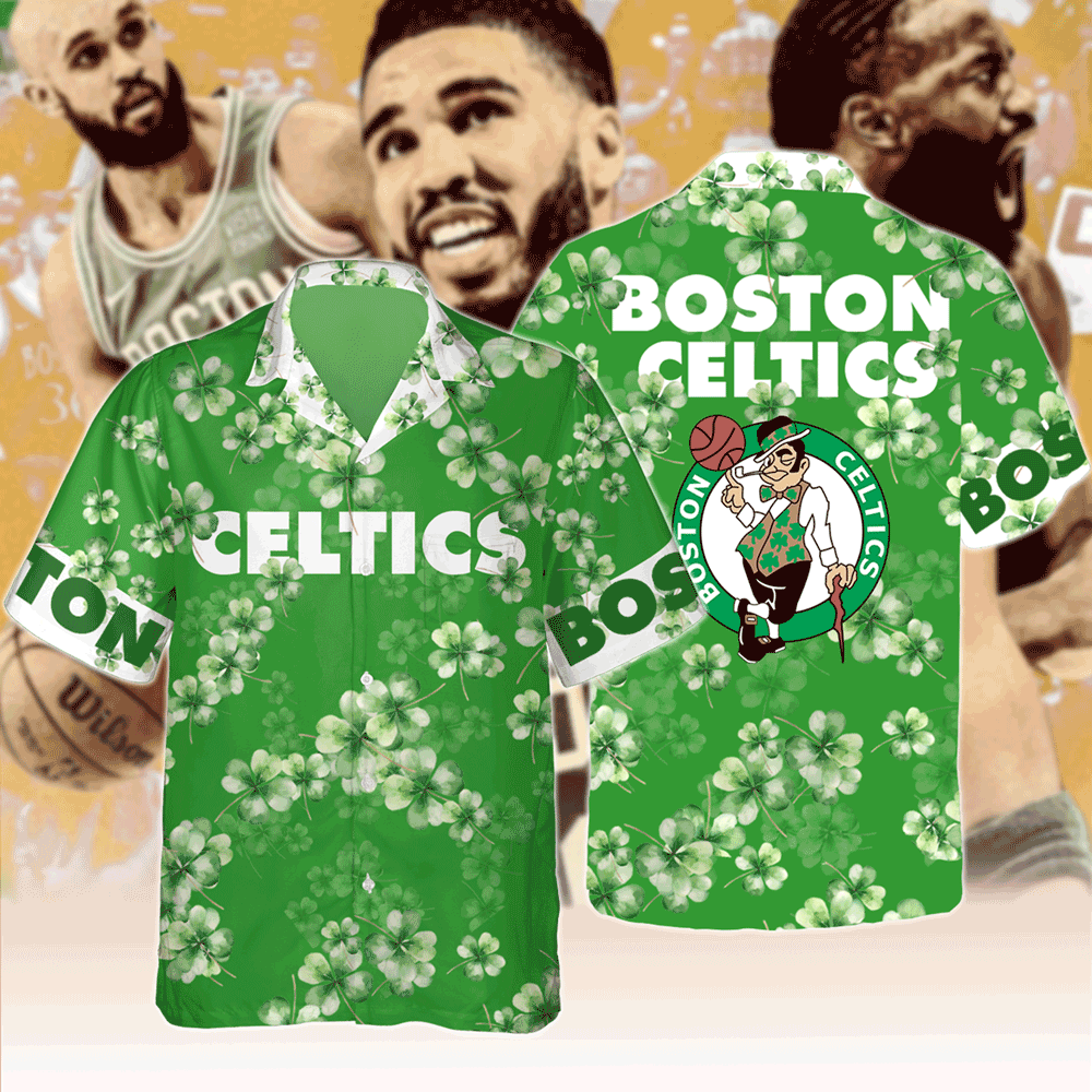 Boston Celtics - 3D Hawaiian Shirt BT12
