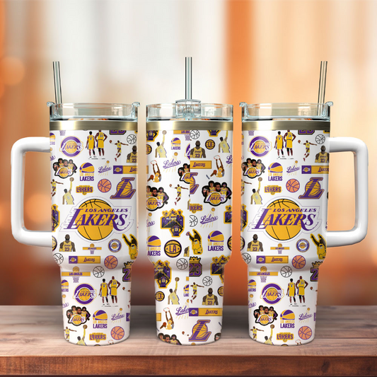 Basketball Lovers - Tumbler With Handle LA 11