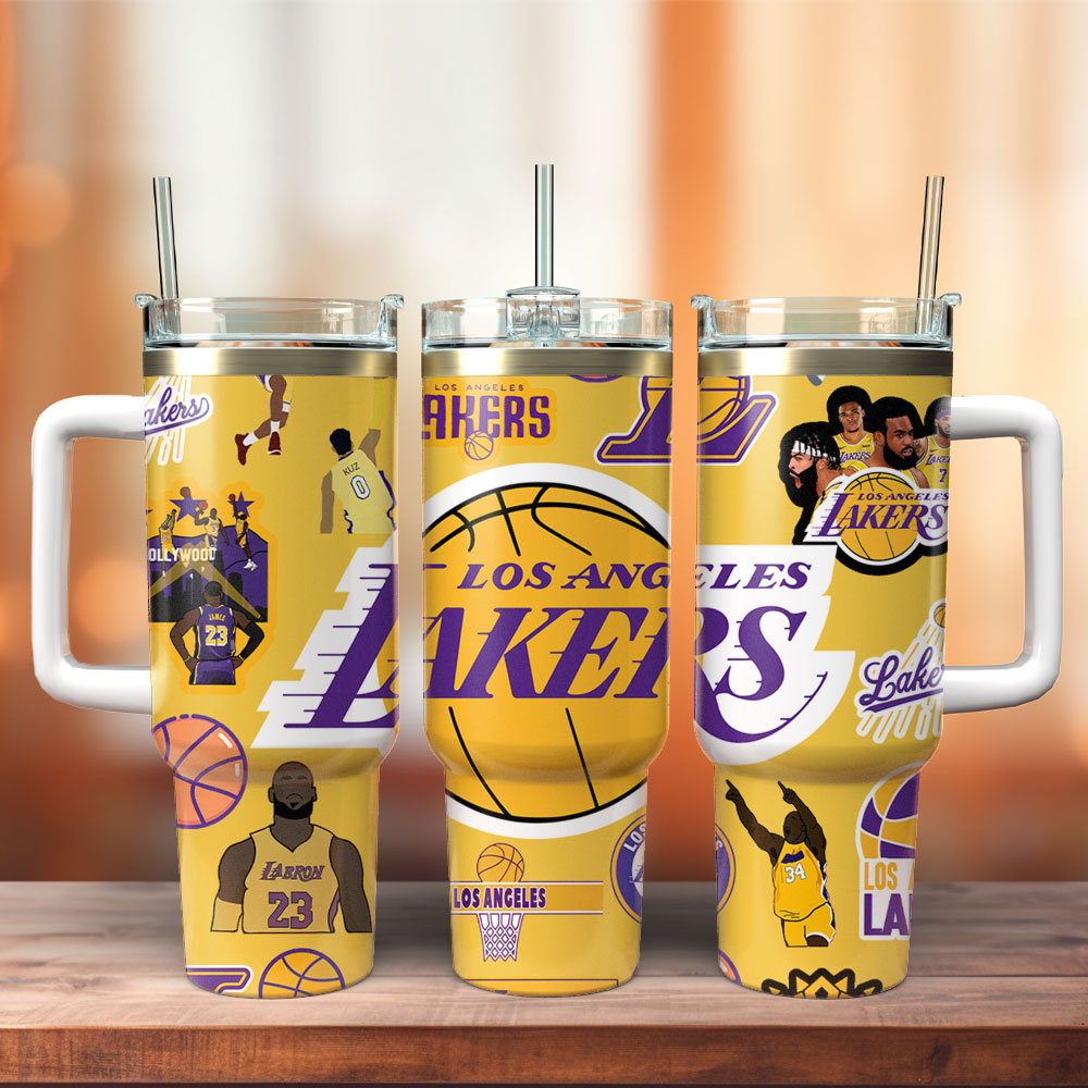 Basketball Lovers - Tumbler With Handle LA 13