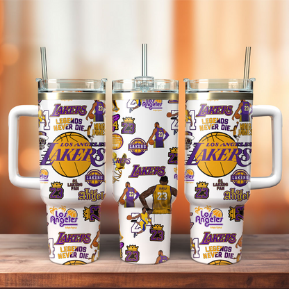 Basketball Lovers - Tumbler With Handle LA 12