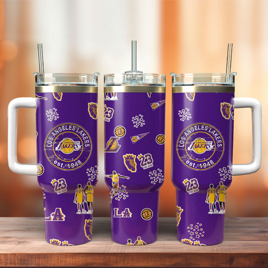 Basketball Lovers - Tumbler With Handle LA 09