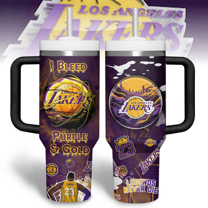 Basketball Lovers - Tumbler With Handle LA 14