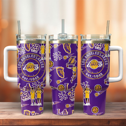 Basketball Lovers - Tumbler With Handle LA 07