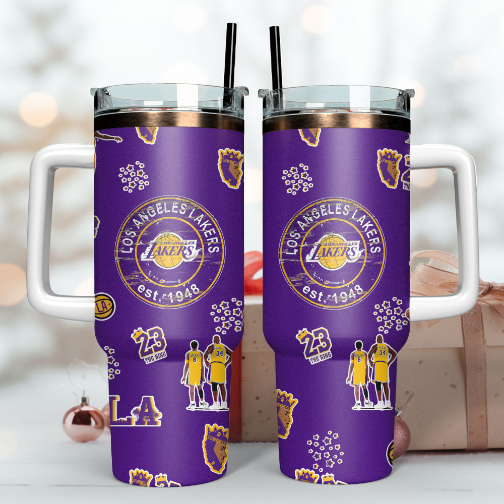 Basketball Lovers - Tumbler With Handle LA 09