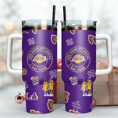Basketball Lovers - Tumbler With Handle LA 09