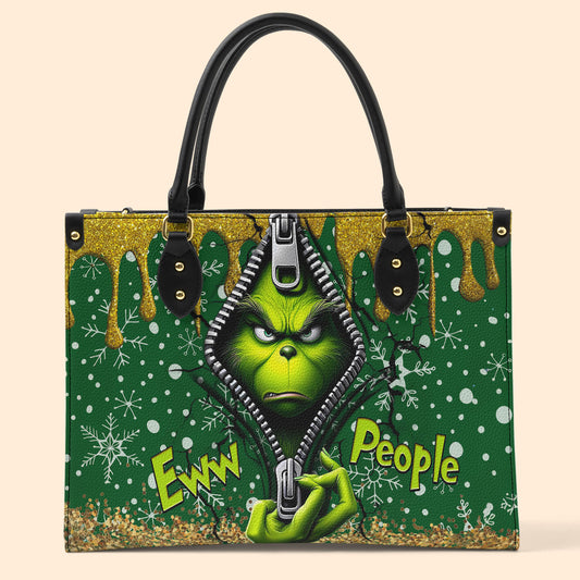 Sassy Green Premium Leather Handbag NCU0TL002