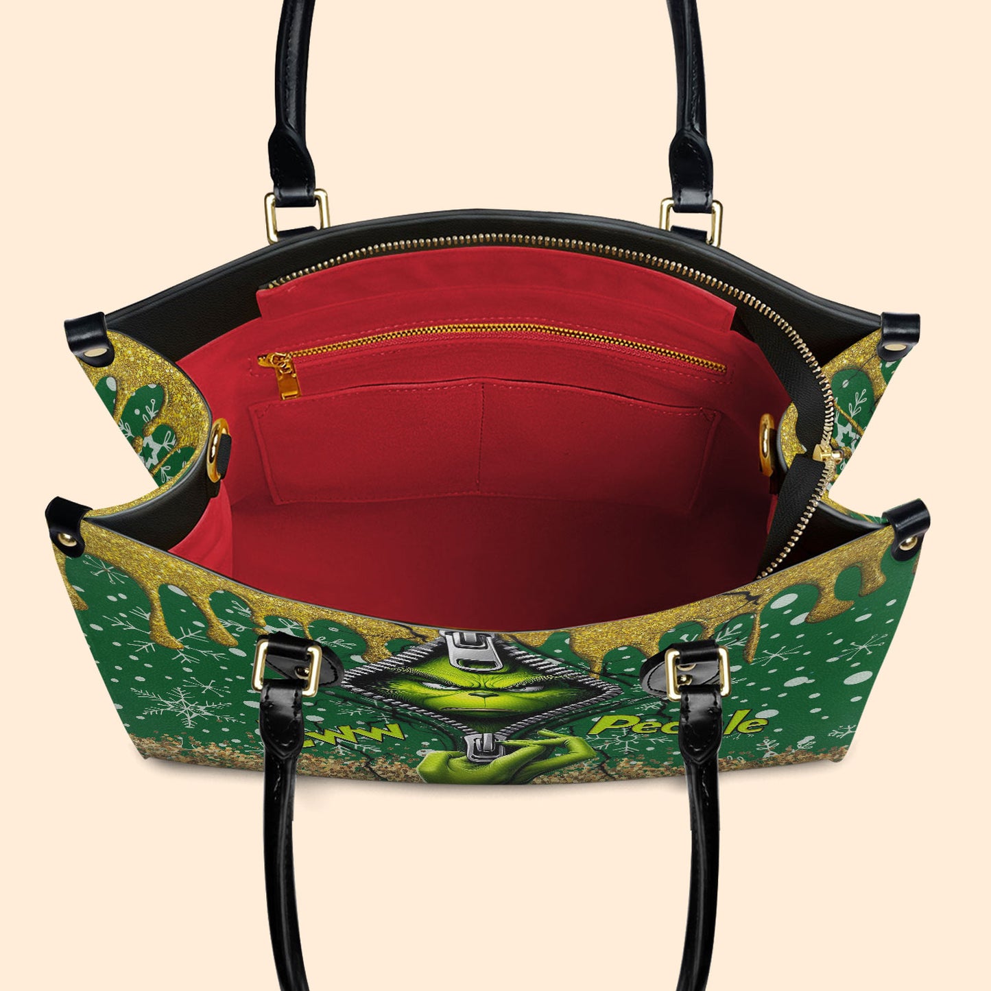 Sassy Green Premium Leather Handbag NCU0TL002