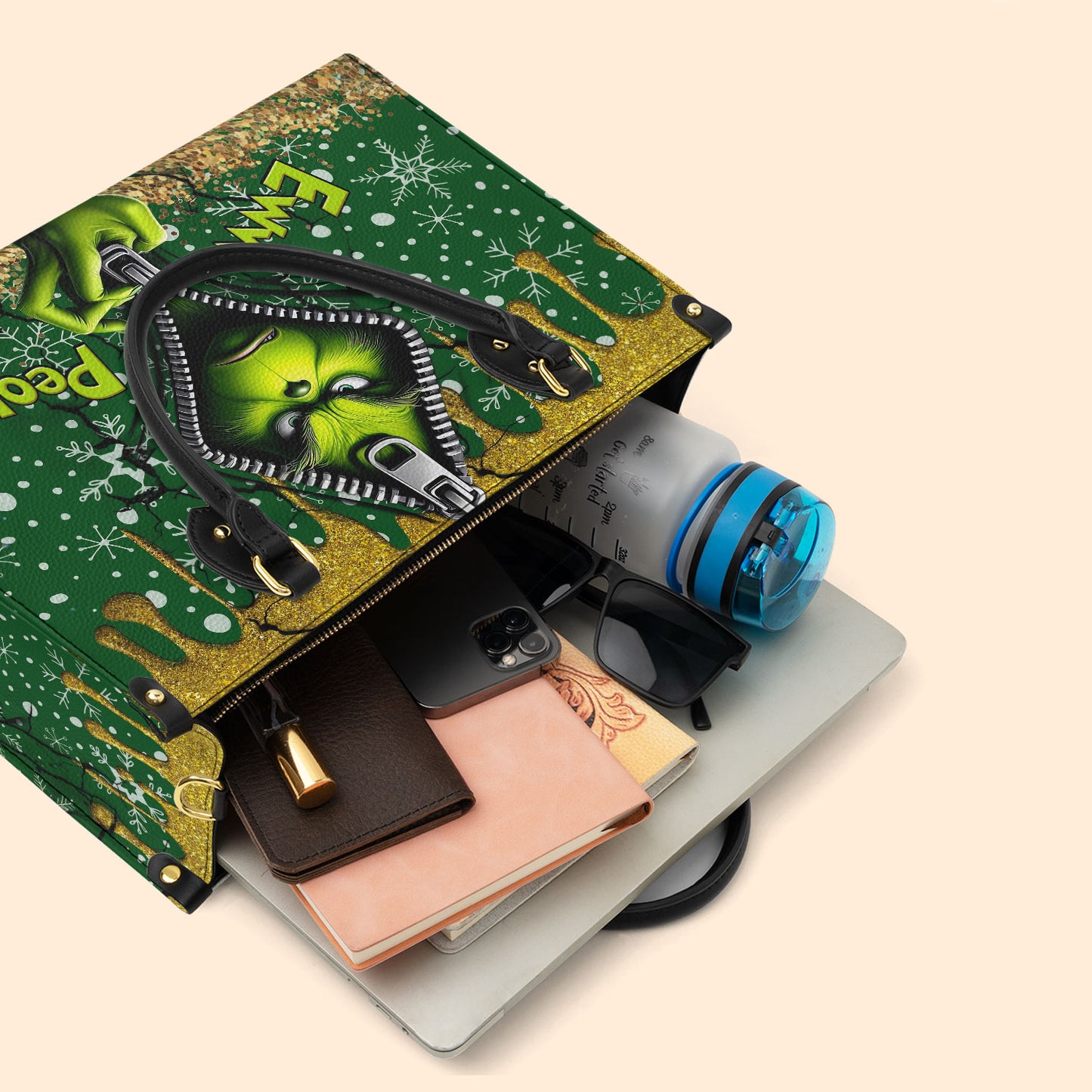 Sassy Green Premium Leather Handbag NCU0TL002