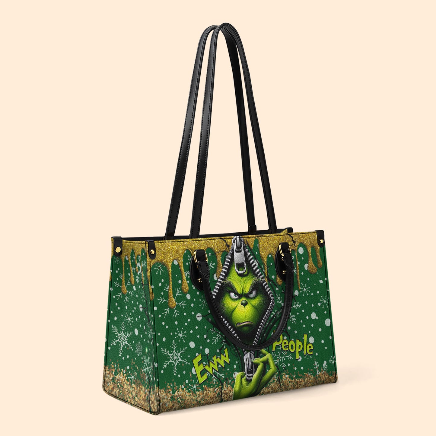 Sassy Green Premium Leather Handbag NCU0TL002