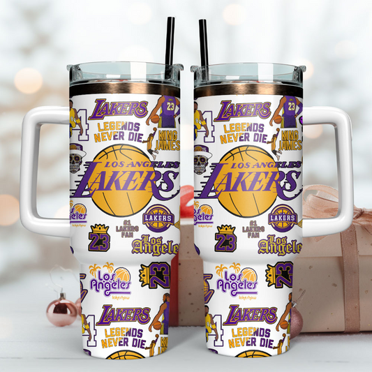 Basketball Lovers - Tumbler With Handle LA 12