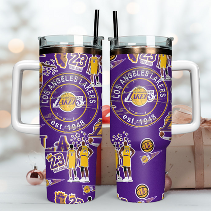 Basketball Lovers - Tumbler With Handle LA 07