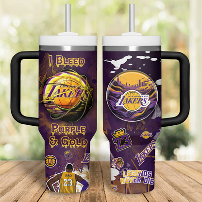 Basketball Lovers - Tumbler With Handle LA 14