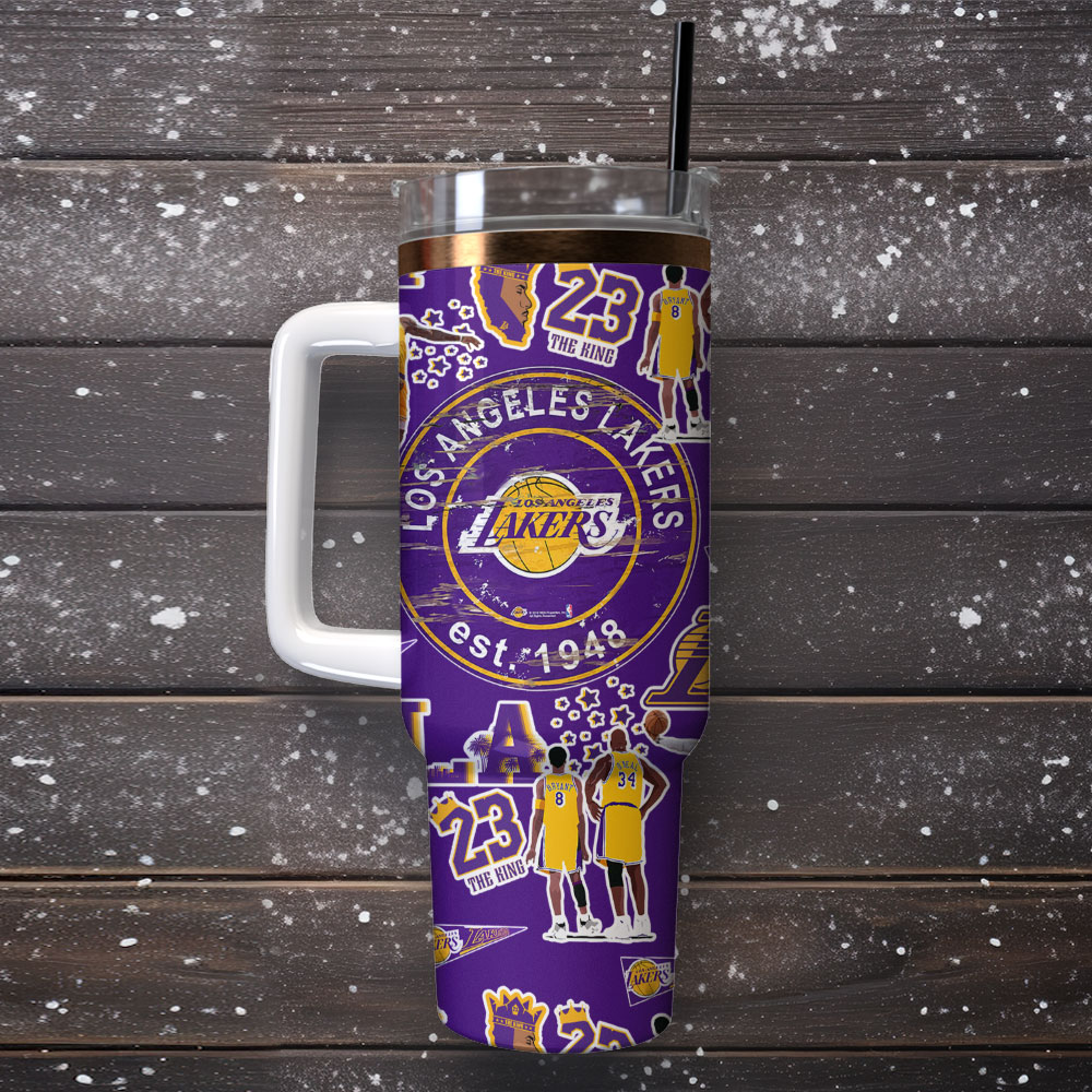 Basketball Lovers - Tumbler With Handle LA 07