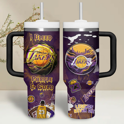 Basketball Lovers - Tumbler With Handle LA 14