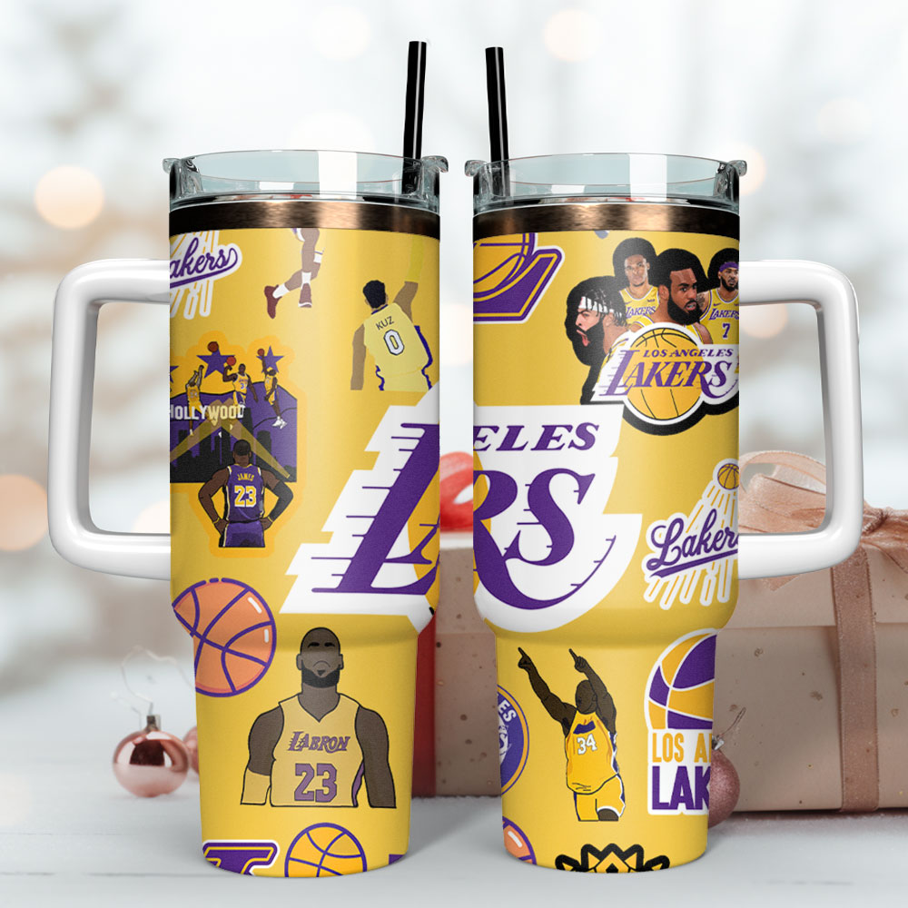 Basketball Lovers - Tumbler With Handle LA 13