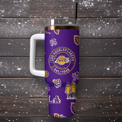 Basketball Lovers - Tumbler With Handle LA 09