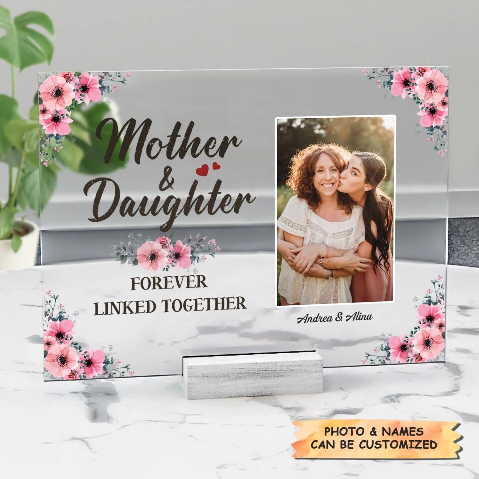 Personalized Acrylic Plaque - Gift For Family Member - Mother And Daughters