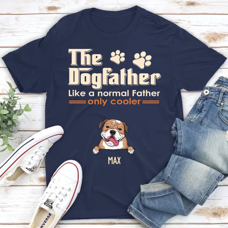 Personalized T-Shirt - Gift For Dog Lover - The Dogfather Definition