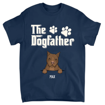 Personalized T-Shirt - Gift For Dog Lovers -The Dogfather