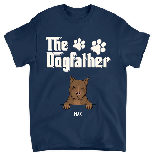 Personalized T-Shirt - Gift For Dog Lovers -The Dogfather