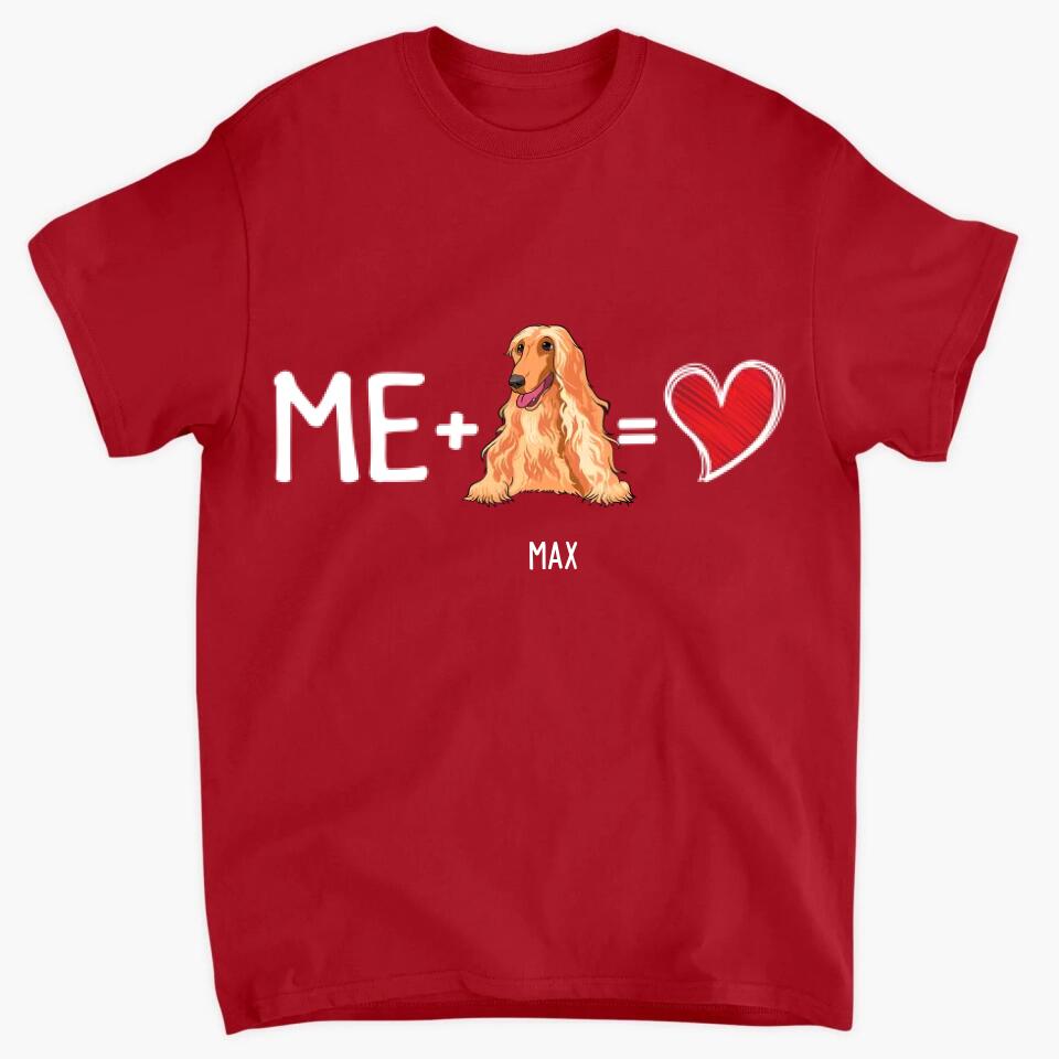 Personalized T-Shirt - Gift For Dog Lover - Me And My Dog