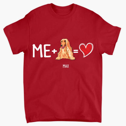 Personalized T-Shirt - Gift For Dog Lover - Me And My Dog