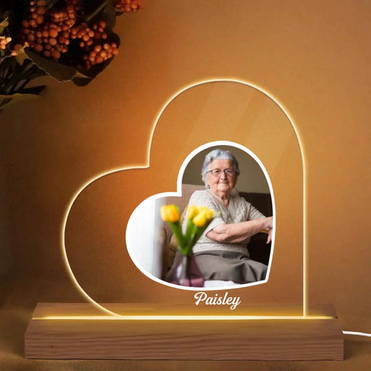 Personalized 3D LED Light Wooden Base - Gift For Family Member - Together We Make A Family