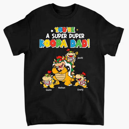 Personalized T-shirt - Father's Day, Birthday Gift For Dad, Grandpa - Super Duper Dad