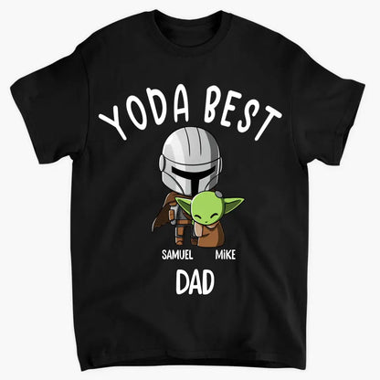 Personalized T-shirt - Father's Day, Birthday Gift For Dad, Grandpa - Best Dad In The Galaxy V2