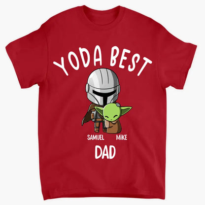 Personalized T-shirt - Father's Day, Birthday Gift For Dad, Grandpa - Best Dad In The Galaxy V2