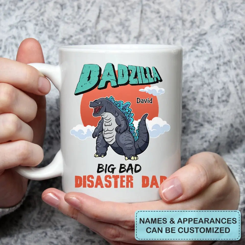 Personalized White Mug - Father's Day, Birthday Gift For Dad, Grandpa - Big Dad