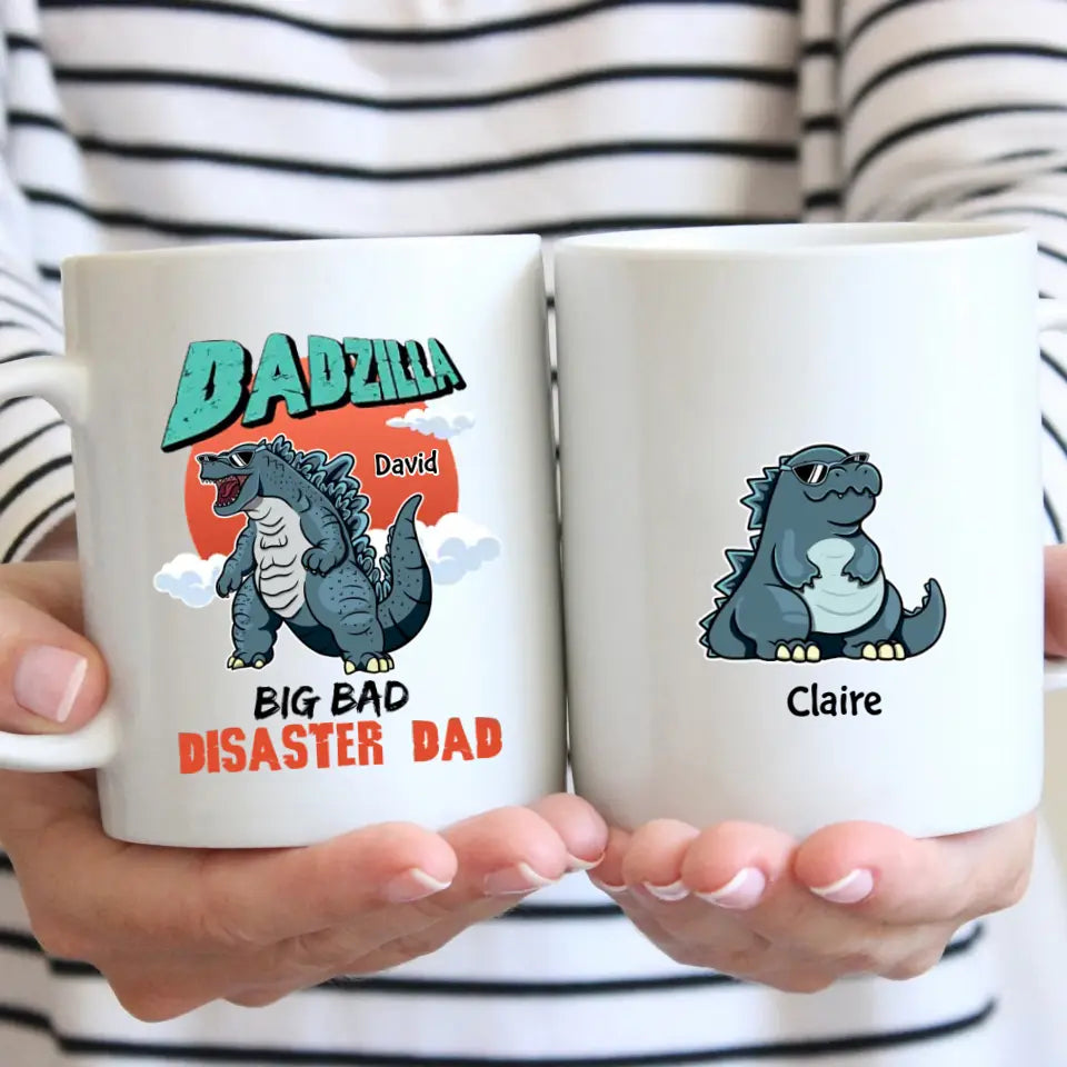 Personalized White Mug - Father's Day, Birthday Gift For Dad, Grandpa - Big Dad