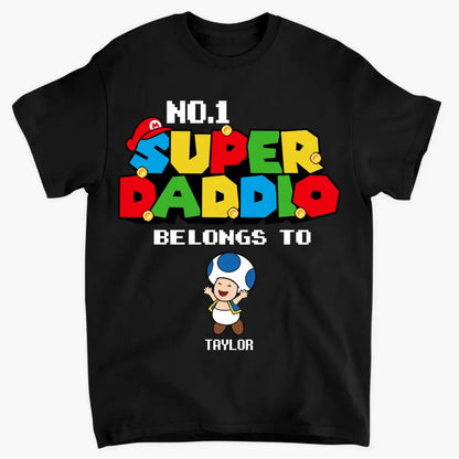 Personalized T-shirt - Father's Day, Birthday Gift For Dad, Grandpa - The Super Daddio