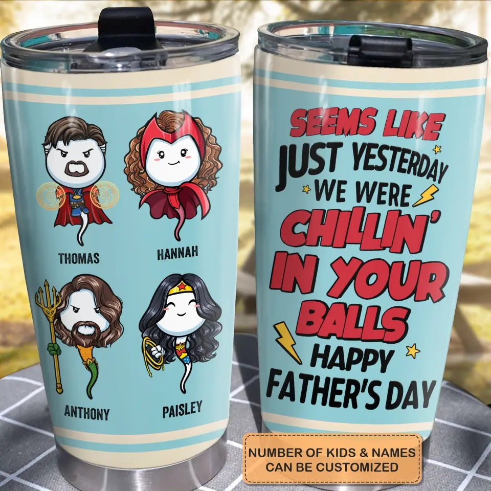 Personalized Tumbler - Father's Day, Birthday Gift For Dad, Grandpa - Happy Father's Day