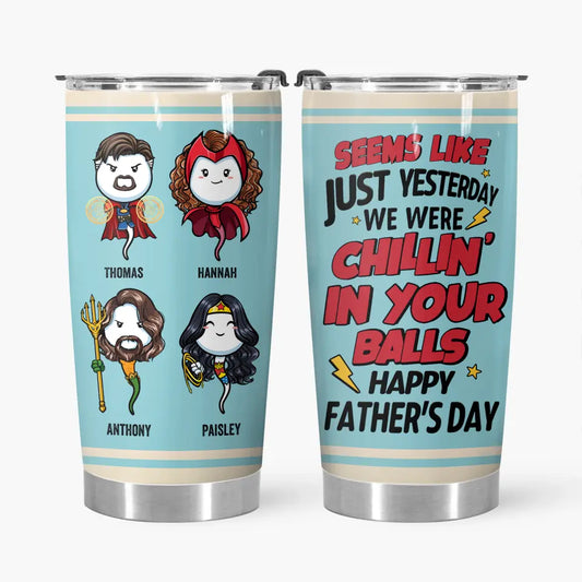 Personalized Tumbler - Father's Day, Birthday Gift For Dad, Grandpa - Happy Father's Day