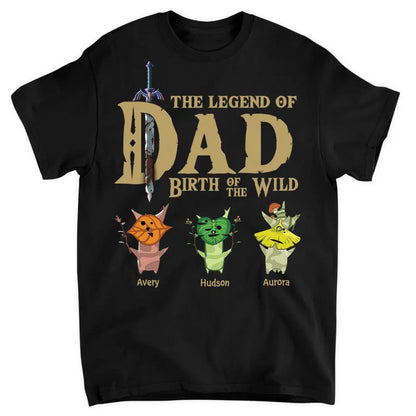 Personalized T-shirt - Father's Day, Birthday Gift For Dad - The Dad Legend