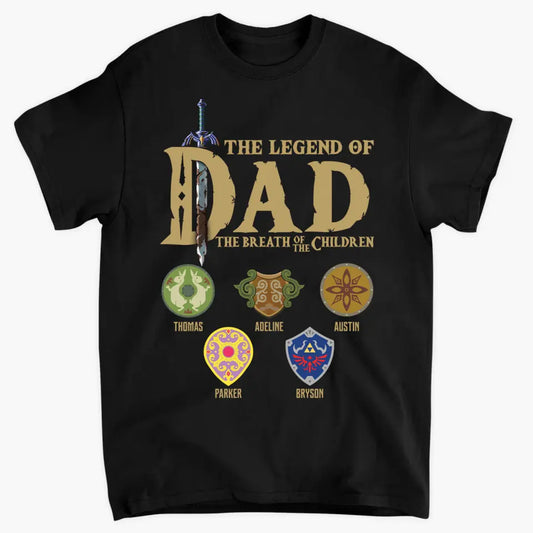 Personalized Custom T-shirt - Father's Day, Birthday Gift For Dad, Grandpa - The Legend Of Dad