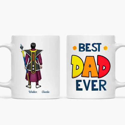 Personalized Custom White Mug - Father's Day, Birthday Gift For Dad, Grandpa - Best Dad Ever