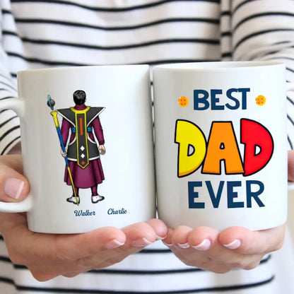 Personalized Custom White Mug - Father's Day, Birthday Gift For Dad, Grandpa - Best Dad Ever