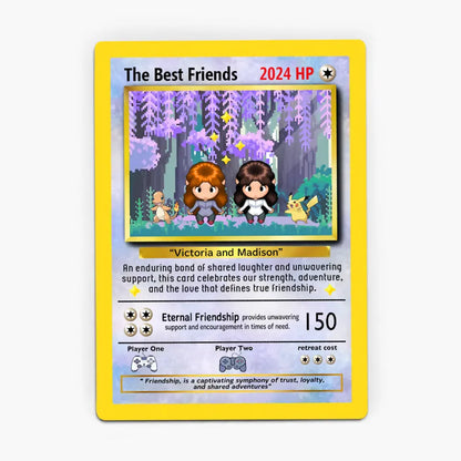 The Best Friends - Personalized Custom Gift Card - Gift For Friends, Besties