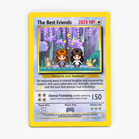 The Best Friends - Personalized Custom Gift Card - Gift For Friends, Besties