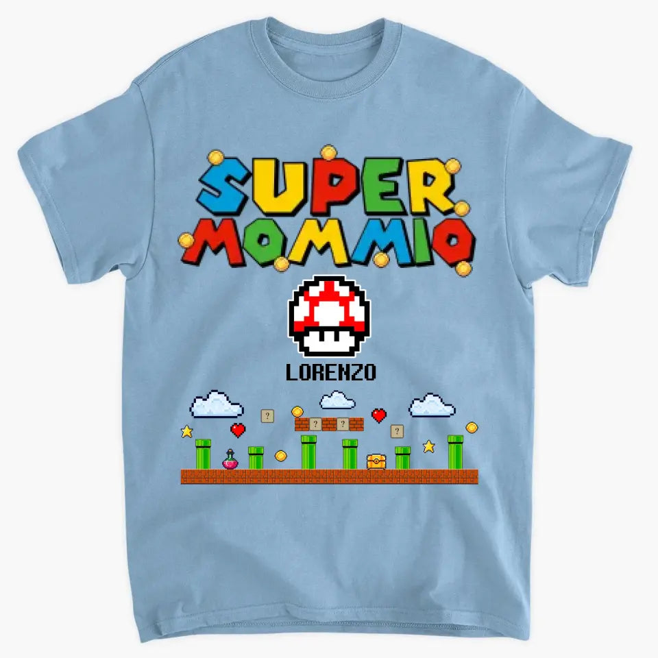 Super Momio - Personalized Custom T-shirt - Mother's Day, Birthday Gift For Mom, Grandma, Family Members