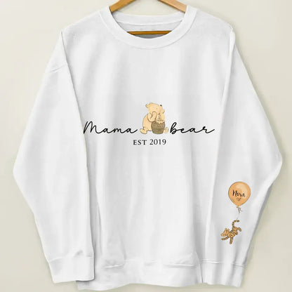 Mama Bear - Personalized Custom T-shirt - Mother's Day, Birthday Gift For Mom, Grandma, Family Members