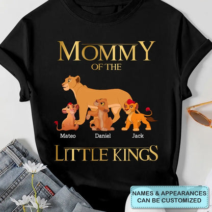 Mother Of The Little Kings - Personalized Custom T-shirt - Mother's Day Gift For Mom, Grandma, Family Members