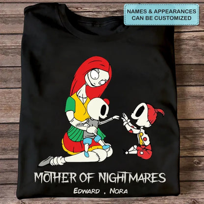 Mother Of Nightmares - Personalized Custom T-shirt - Mother's Day Gift For Mom