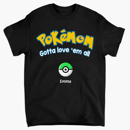 Pokemum- Personalized Custom T-shirt - Mother's Day, Gift For Mom, Family Members