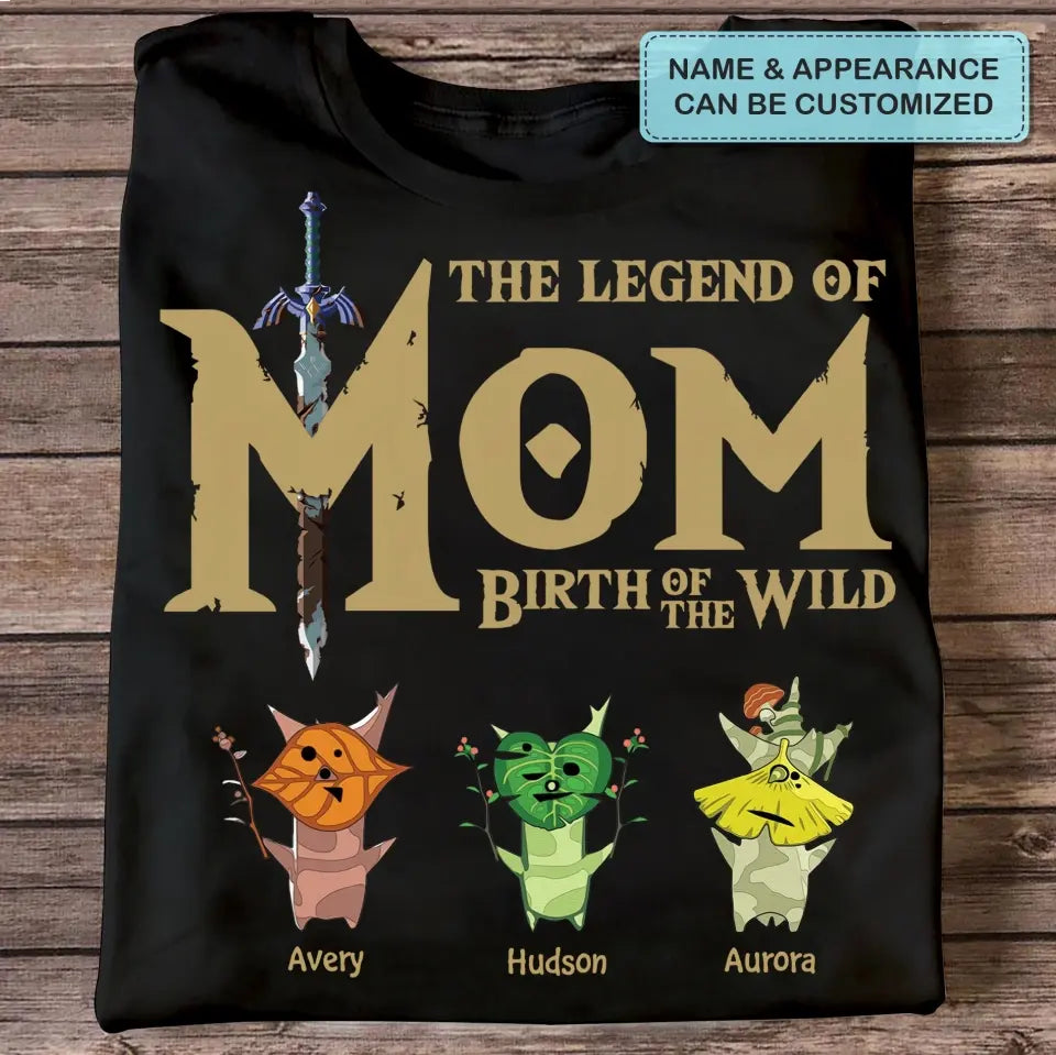 The Legend Of Mom - Personalized Custom T-shirt - Mother's Day Gift For Mom