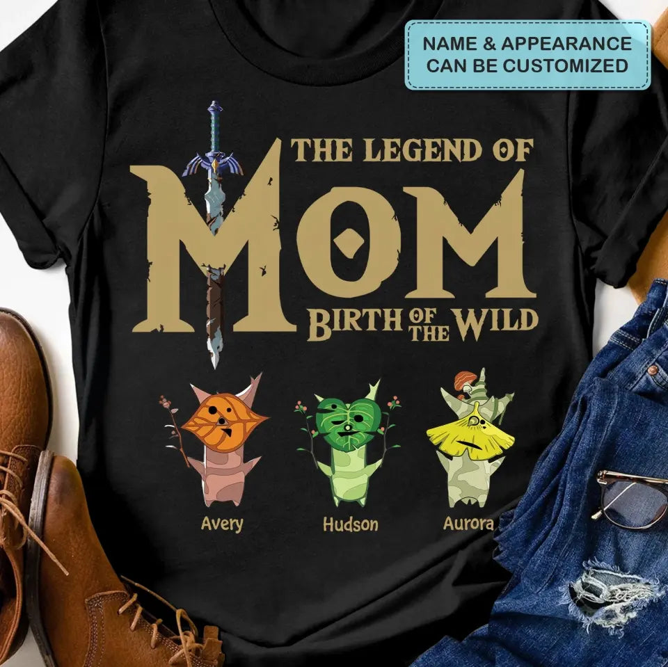 The Legend Of Mom - Personalized Custom T-shirt - Mother's Day Gift For Mom