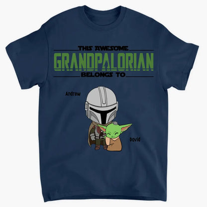 This Dadalorian Belong To - Personalized Custom T-shirt - Gift For Family Members